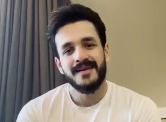 Akhil Akkineni video message
