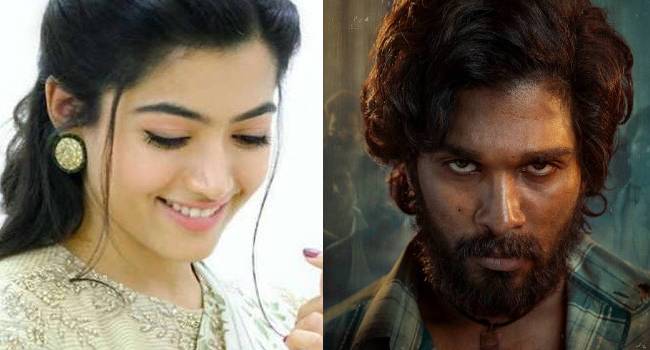 Rashmika and Allu Arjun