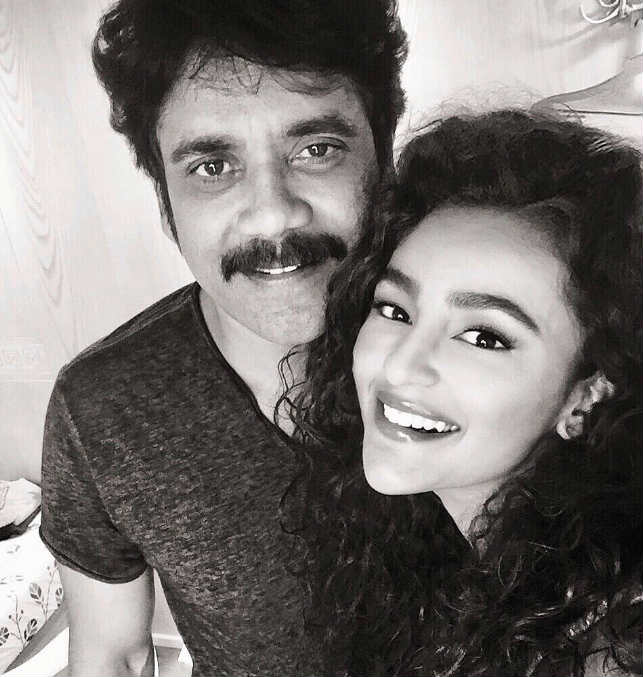 Nagarjuna and Seerat Kapoor