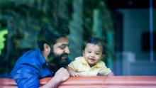 NTR with his son Abhay Ram